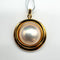 K18 Mabe Pearl Pendant Top MP about12.7‡o 60043