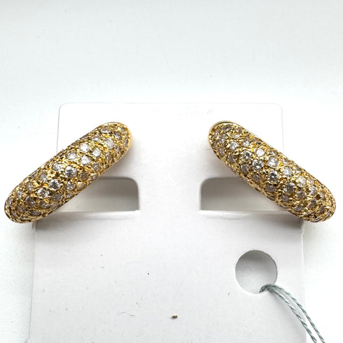 K18 Diamond Earrings D0.5*2 59104