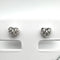 K18WG Diamond Earrings D0.04*2 59813