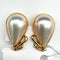 K18 Mabe Pearl Earrings TASAKI MP D0.01*2 59140