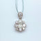 Pt900 Diamond Pendant Top D0.33 D0.37 60046