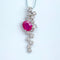 Pt900 Ruby Pen Top R0.97 D0.52 60188