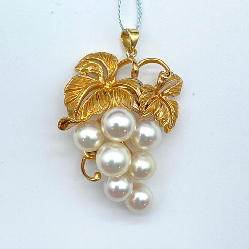 K14 Pearl Pendant Top MIKIMOTO P6-6.5‡o 59204