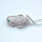 K18/K18WG Emerald Brooch E0.04 D0.56 60091