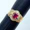 K18 Ruby Ring R0.72 D0.7 US6.75 57937
