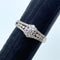 Pt900 Diamond Ring D0.218 D0.4 US8.75 57713