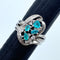 Pt900 Paraiba Ring PRT0.74 D0.35 US7.75 58317