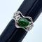 Pt900 Jade Ring JD D0.38 D0.04 US6.25 58810