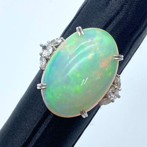 Pt900 Opal Ring OP15.0 D0.73 US8 59947