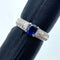 Pt900 Sapphire Ring S0.93 D0.4 US6 57750