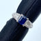 Pt900 Sapphire Ring S1.31 D0.68 US5.25 59927