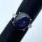 Pt900 Star Sapphire Ring Burma SS13.98 D0.43 US6.5 60018