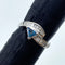 Pt900 Diamond Ring D0.26 D0.27 US6.25 57719