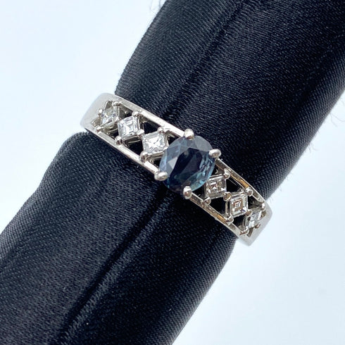 Pt900 Alexandrite Ring AL0.51 D0.26 US6.5 59959