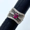 Pt900 Ruby Ring R1.01 D0.51 US7.75 58852