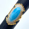 K18/Pt900 Larimar Ring LM10.46 US6 57994