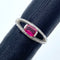 Pt900 Ruby Ring R0.59 D0.4 US6.5 58778