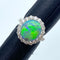 Pt950 Black Opal Ring BOP5.69 D1.14 US5.75 59977