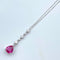 K18WG Ruby Necklace R1.489 D0.22 56428