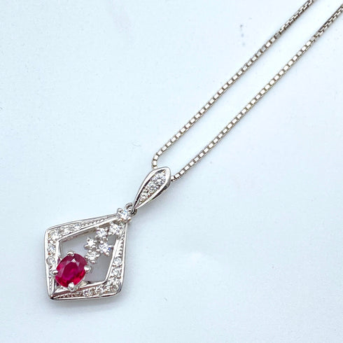 Pt900/Pt850 Ruby Penneck R0.52 D0.3 56426