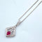 Pt900/Pt850 Ruby Penneck R0.52 D0.3 56426