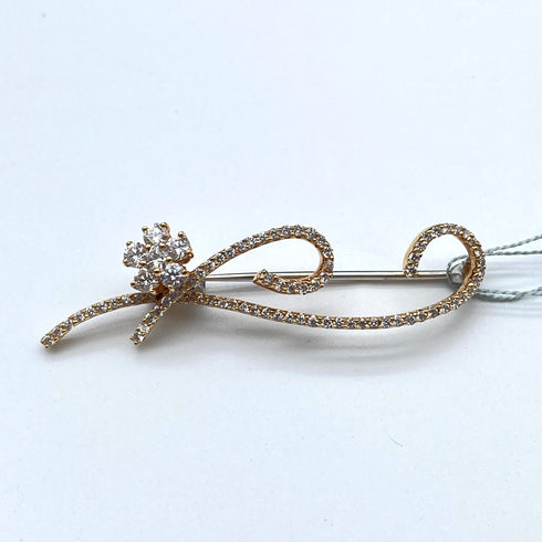 750 Diamond Brooch D0.91 60083