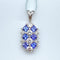 Pt900 Diamond Pendant Top D0.87 TNZ1.03 60057
