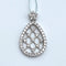 Pt900 Diamond Pendant Top D1.23 59236