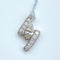 Pt950 Diamond Pendant Top D0.903 D0.63 60099