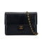 VINTAGE CHANEL CHAIN SHUOLDER BAG BLACK LIZARD GOLD HARDWARE 90324813