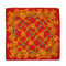 VINTAGE CHANEL COCOMARK CHAIN PATTERN SCARF GOLD RED SILK 90334196