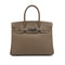 HERMES BIRKIN 30 ETOUPE VEAU EPSOM HAND BAG 2008 SQUARE L PALLADIUM HARDWARE 90332927