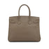HERMES BIRKIN 30 ETOUPE VEAU EPSOM HAND BAG 2008 SQUARE L PALLADIUM HARDWARE 90332927