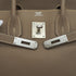 HERMES BIRKIN 30 ETOUPE VEAU EPSOM HAND BAG 2008 SQUARE L PALLADIUM HARDWARE 90332927