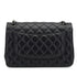 CHANEL JUMBO MATELASSE 30 CHAIN SHOULDER BAG NAVY LAMB SKIN SILVER HARDWARE 90349385
