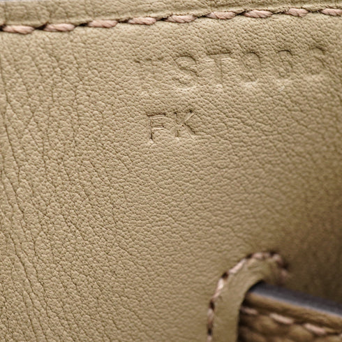HERMES KELLY 42 RETOURNE BEIGE MARFA TOGO HAND SHOULDER BAG 2024 W STAMP PALLADIUM HARDWARE 90342566