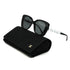 CHANEL LOGO COCOMARK RHINESTONE SUNGLASSES BLACK WHITE EYEWEAR 90337724