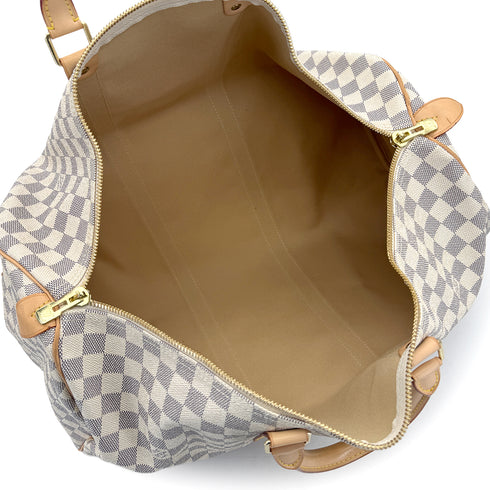 LOUIS VUITTON DAMIER AZUR KEEPALL 50 LUGGAGE WHITE N41430 90324144