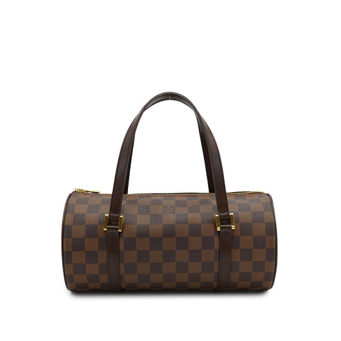 LOUIS VUITTON DAMIER PAPILLON PM HAND BAG EBENE N51304 90326757