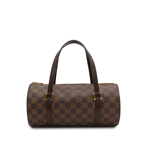 LOUIS VUITTON DAMIER PAPILLON PM HAND BAG EBENE N51304 90326757
