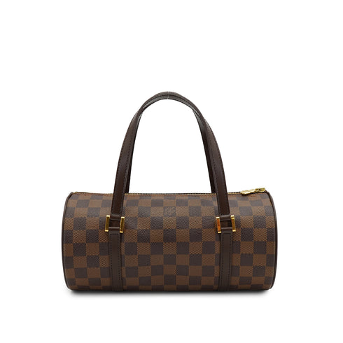 LOUIS VUITTON DAMIER PAPILLON PM HAND BAG EBENE N51304 90326757