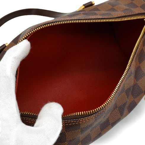 LOUIS VUITTON DAMIER PAPILLON PM HAND BAG EBENE N51304 90326757