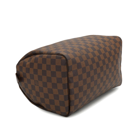 LOUIS VUITTON DAMIER SPEEDY 30 HAND BAG EBENE N41531 90328698