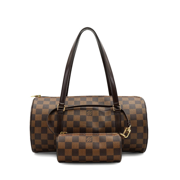 LOUIS VUITTON DEMIER PAPILLON 30 HAND BAG EBENE DEMIER CANVAS N51303 90326667