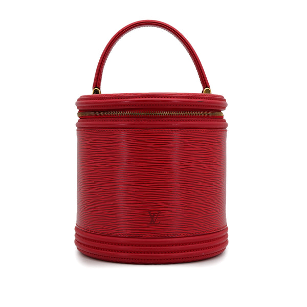 LOUIS VUITTON EPI CANNES HAND BAG LEATHER CASTILIAN RED M48037 90313535