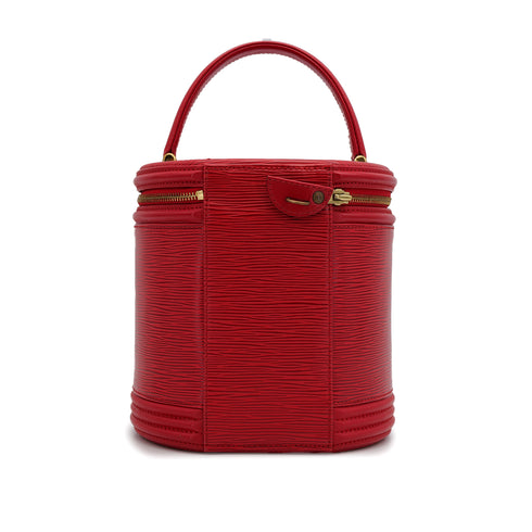 LOUIS VUITTON EPI CANNES HAND BAG LEATHER CASTILIAN RED M48037 90313535