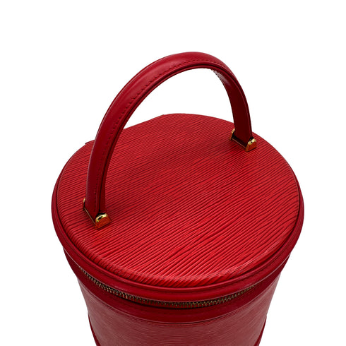 LOUIS VUITTON EPI CANNES HAND BAG LEATHER CASTILIAN RED M48037 90313535
