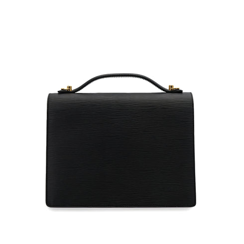 LOUIS VUITTON EPI MONCEAU HAND SHOULDER BAG NOIR LEATHER M52122 90317185
