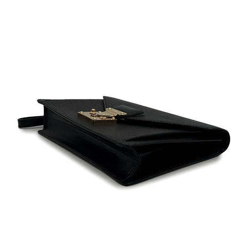 LOUIS VUITTON EPI SELLIER DRAGONNE CLUTCH BAG NOIR M52612 90325323