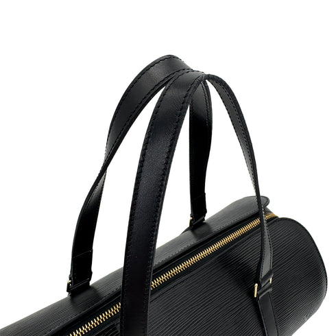 LOUIS VUITTON EPI SOUFFLOT HAND BAG LEATHER NOIR M52222 90313334